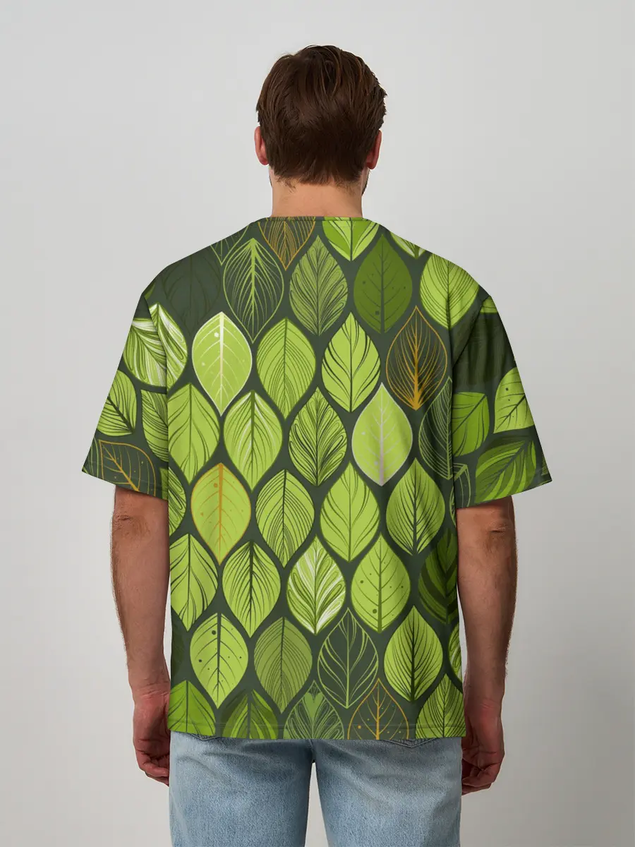 Мужская футболка оверсайз / ЛЕСНАЯ БРОНЯ