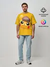 Мужская футболка оверсайз / Pikachu Pika Pika