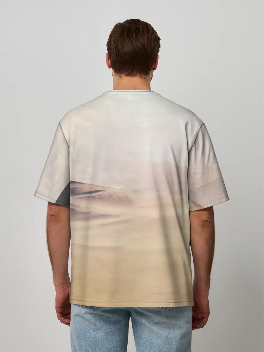 Мужская футболка оверсайз / Байек здесь