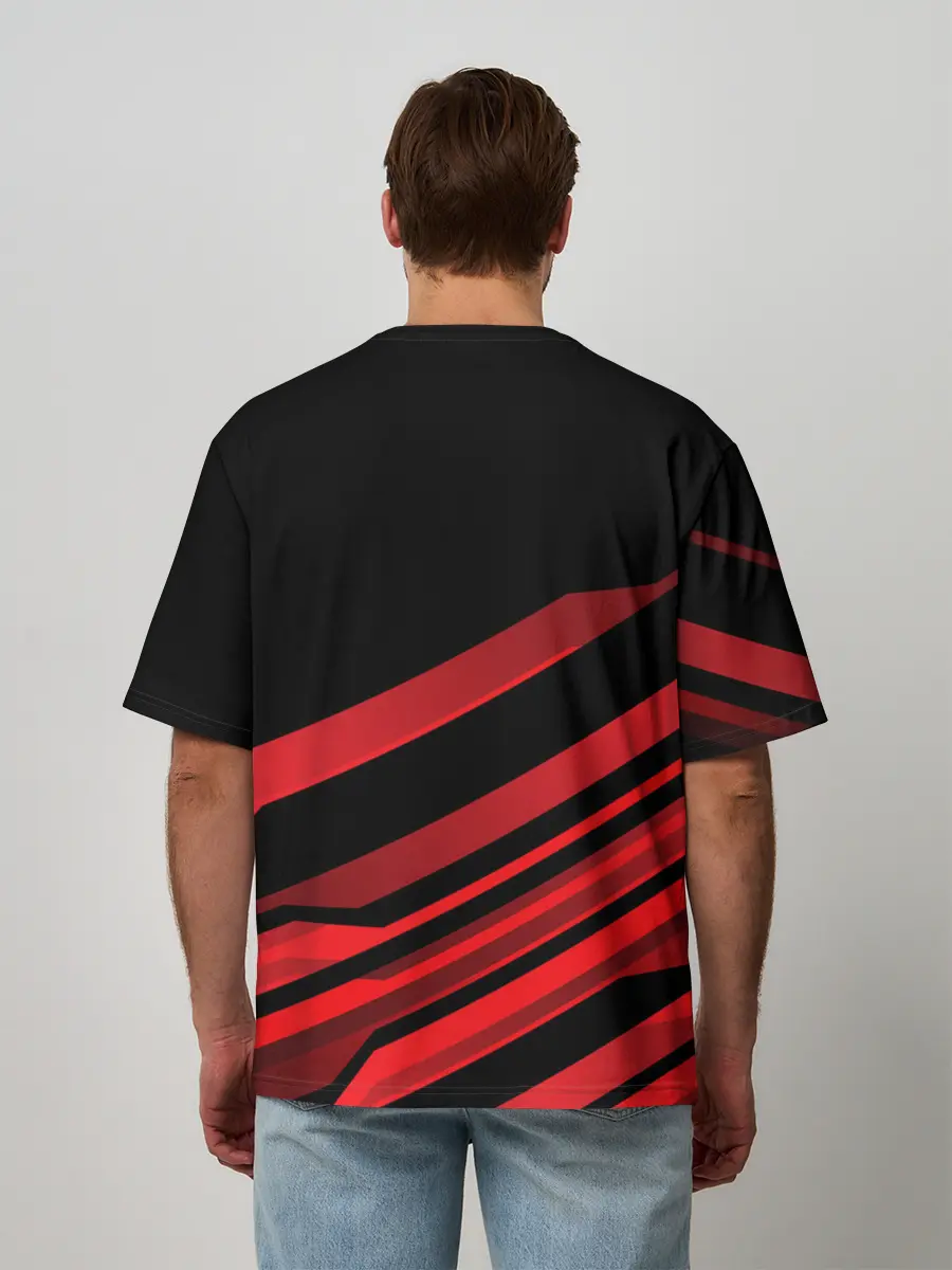 Мужская футболка оверсайз / Lamborghini