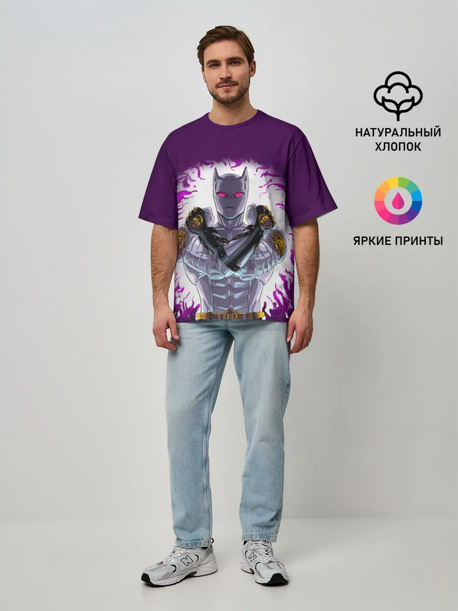 Мужская футболка оверсайз / JJBA Killer Queen