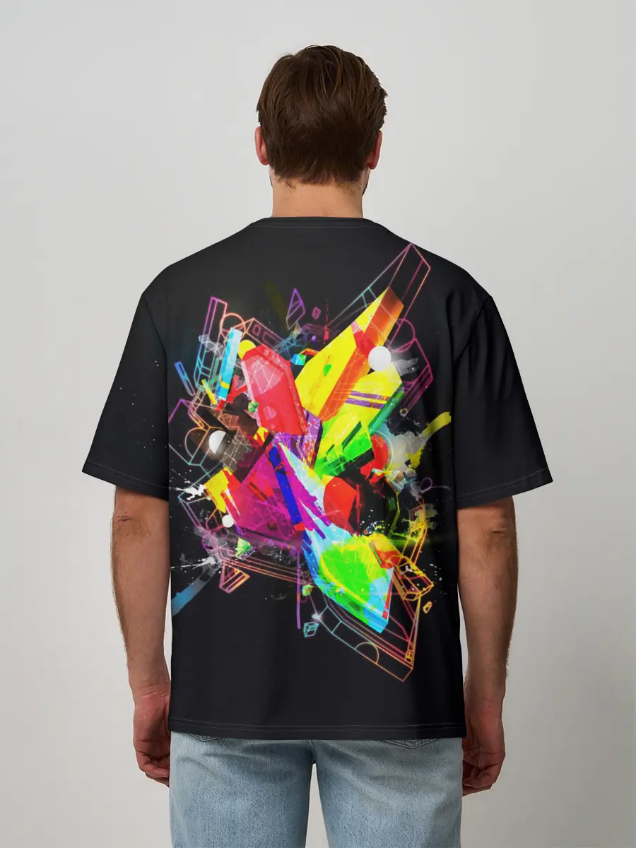 Мужская футболка оверсайз / УЛИЧНЫЙ СТИЛЬ