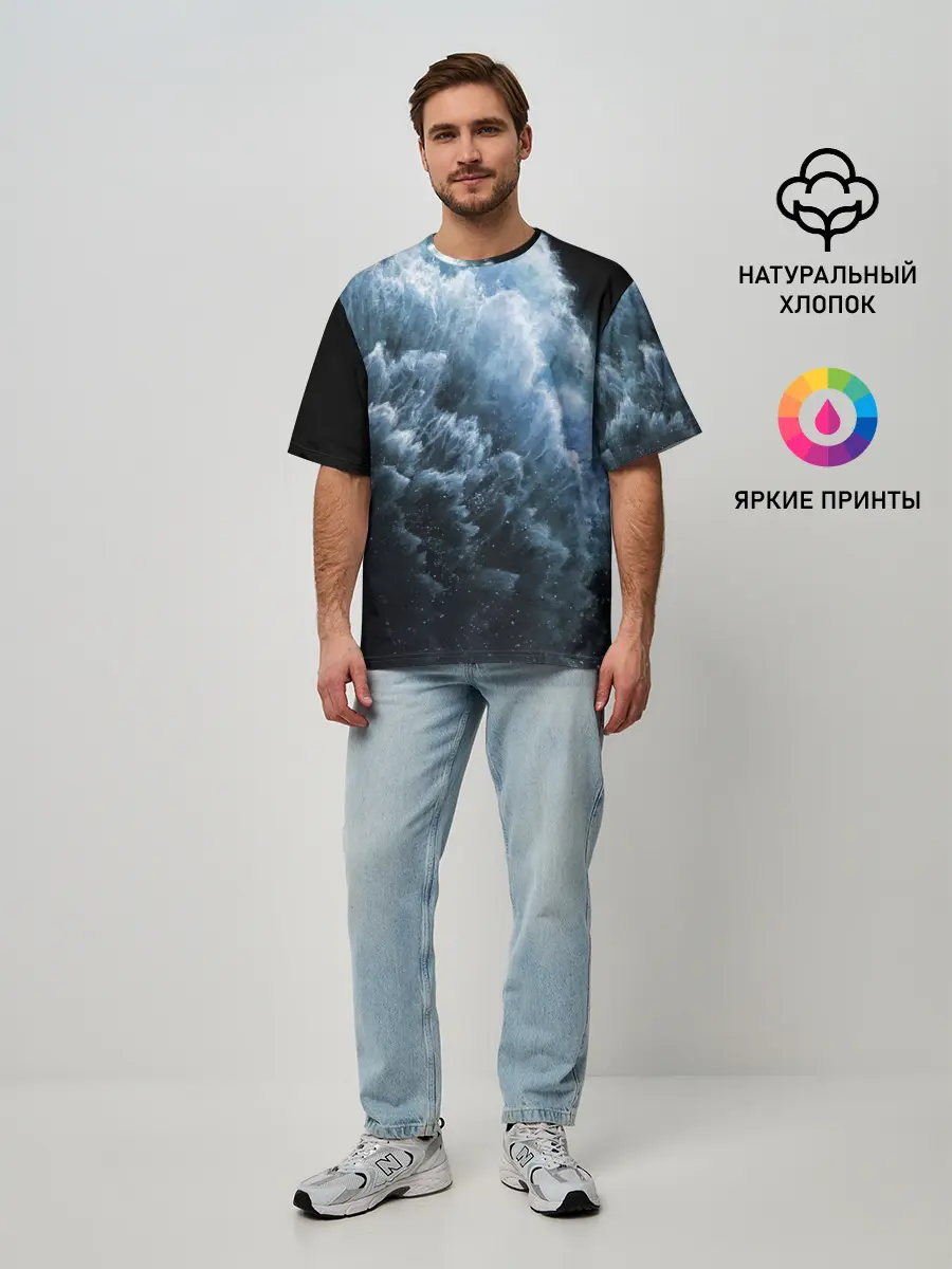 Мужская футболка оверсайз / Обои iPhone 11 Pro