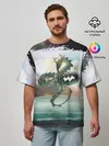 Мужская футболка оверсайз / Дракон | Dragon