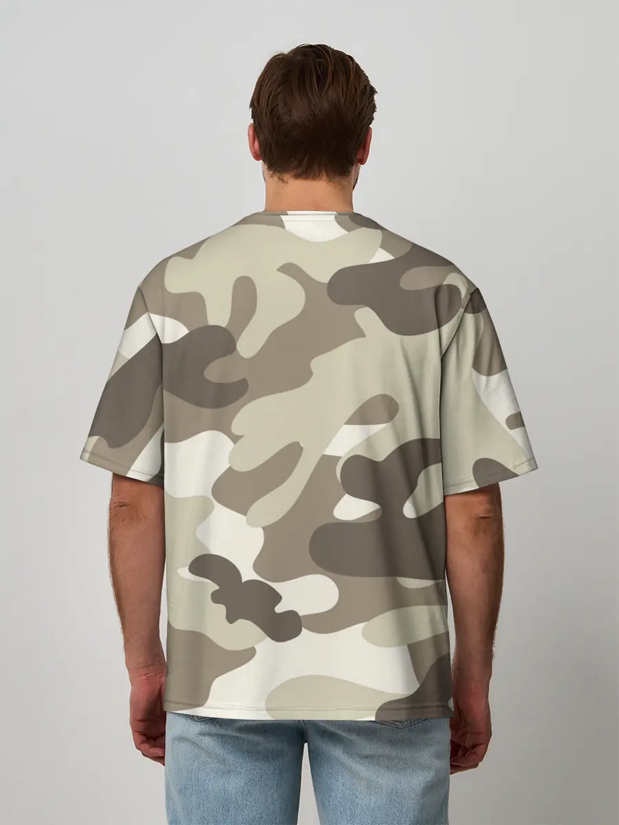 Мужская футболка оверсайз / ВДВ!