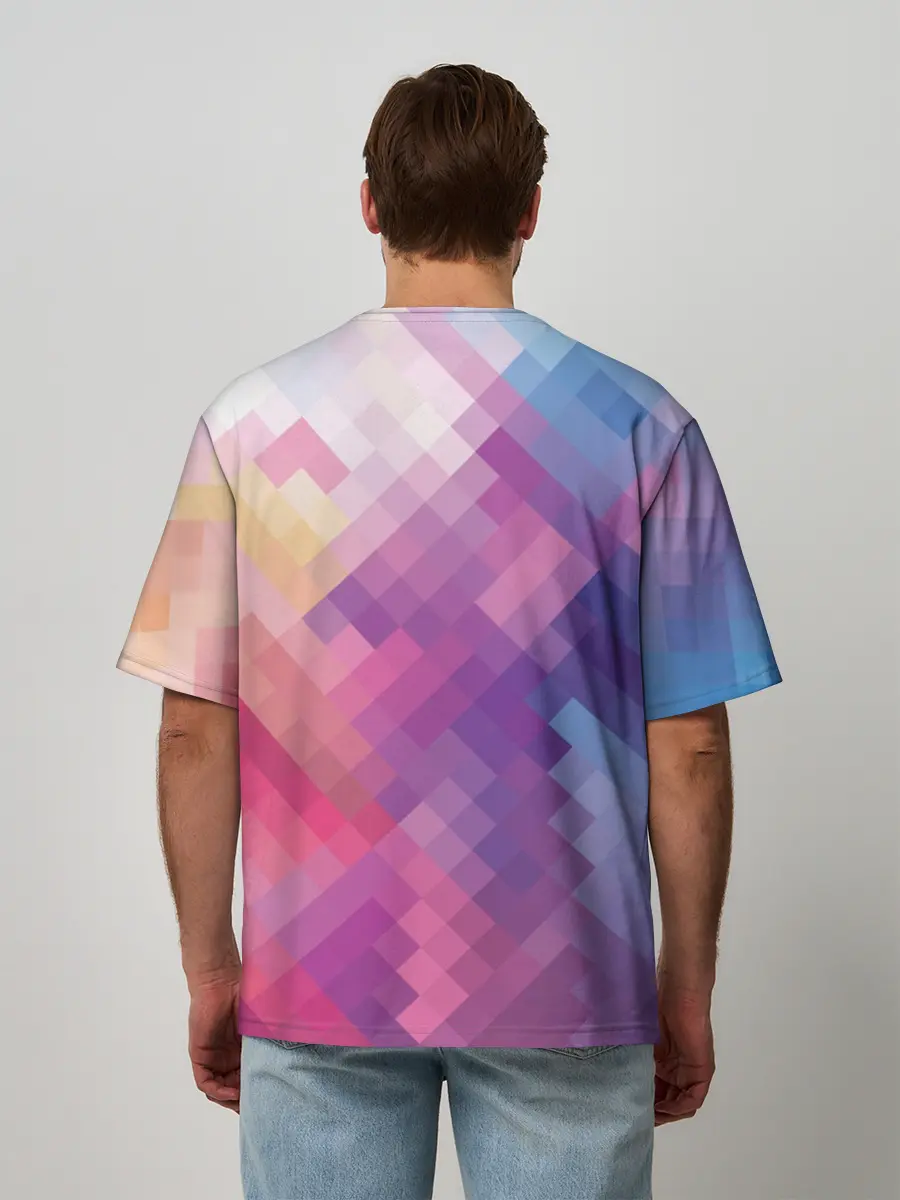 Мужская футболка оверсайз / Пикси