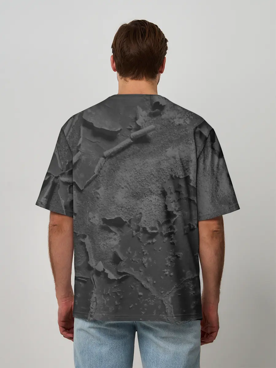 Мужская футболка оверсайз / Memento mori