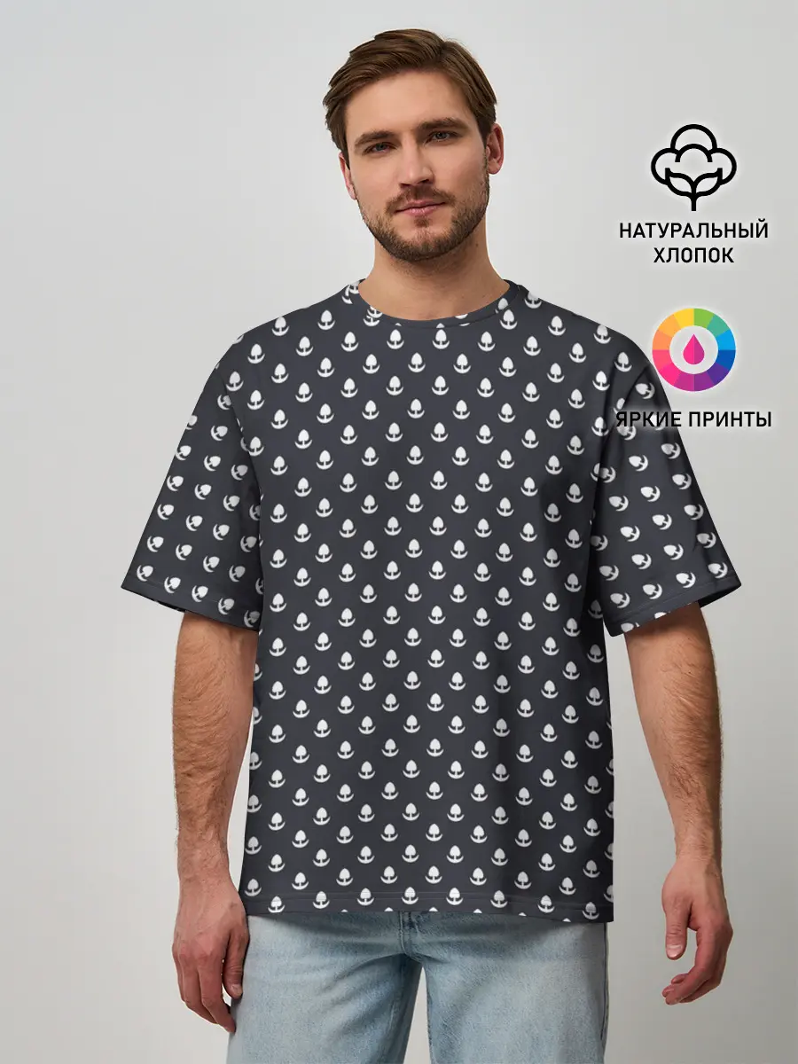 Мужская футболка оверсайз / Hyakkimaru | Dororo