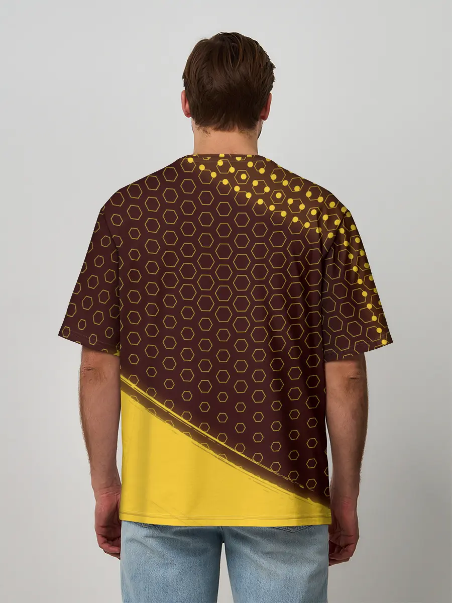 Мужская футболка оверсайз / Биомутант - Краска