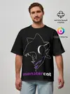 Мужская футболка оверсайз / Monstercat
