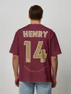 Мужская футболка оверсайз / Анри ретро