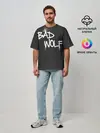 Мужская футболка оверсайз / Bad wolf
