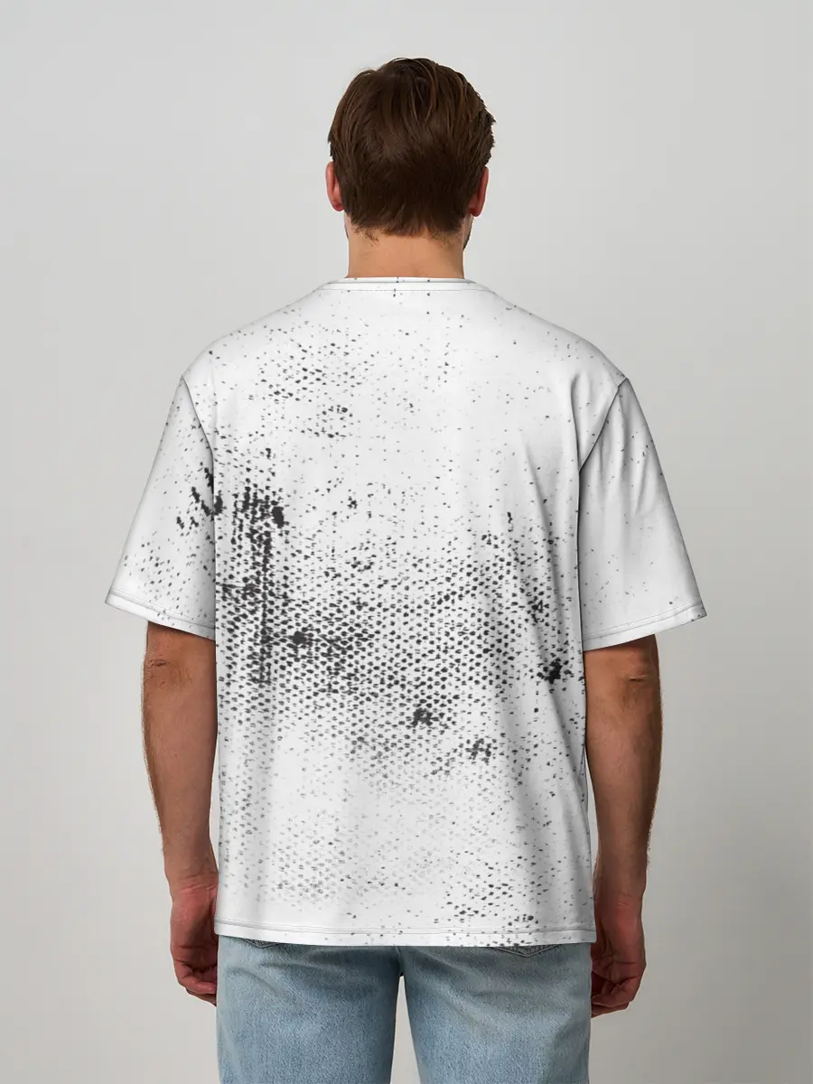 Мужская футболка оверсайз / Gun show