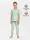 Детская пижама с брюками / Веселые лягушки
