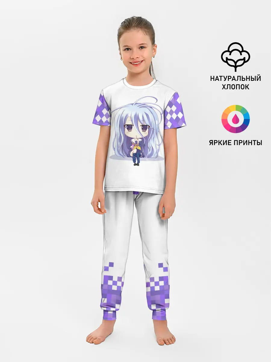 Детская пижама с брюками / Аниме пикселы