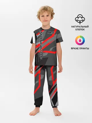 Детская пижама с брюками / Need for Speed