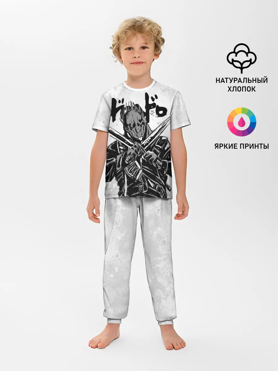 Детская пижама с брюками / Кайман с мечами Дорохедоро