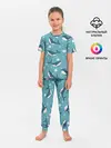 Детская пижама с брюками / Киты