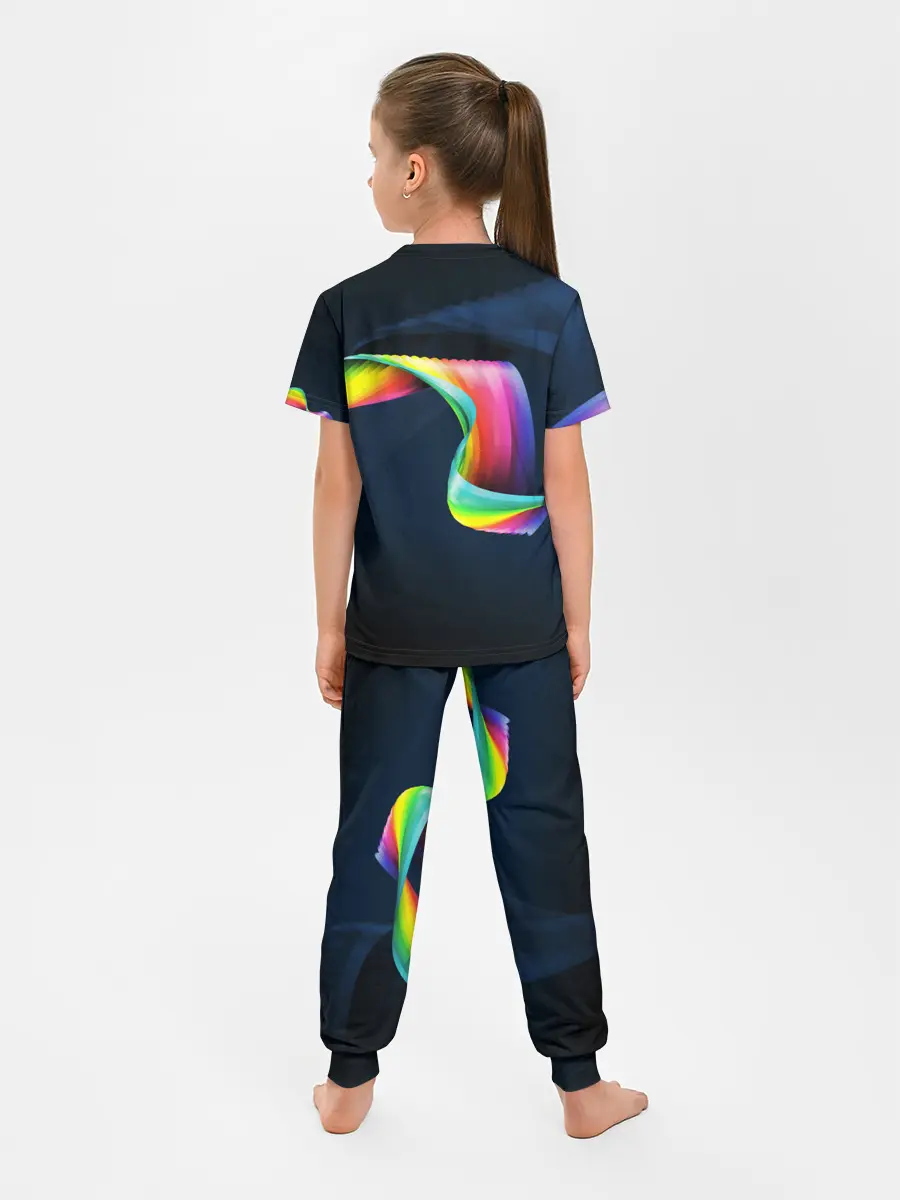 Детская пижама с брюками / OPTICAL ABSTRACT