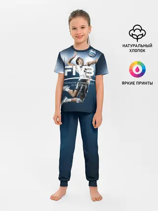 Детская пижама с брюками / Волейбол 4