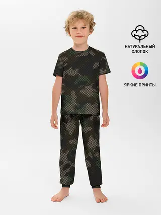 Детская пижама с брюками / КАМУФЛЯЖ