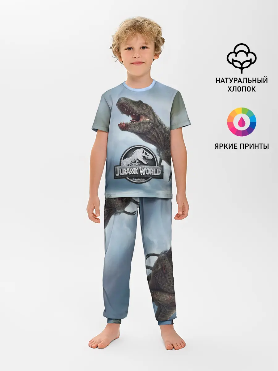 Детская пижама с брюками / Jurassic World | Мир Юрского периода
