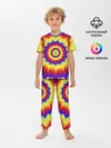 Детская пижама с брюками / Tie-Dye