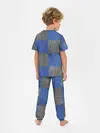 Детская пижама с брюками / Denim Patchwork
