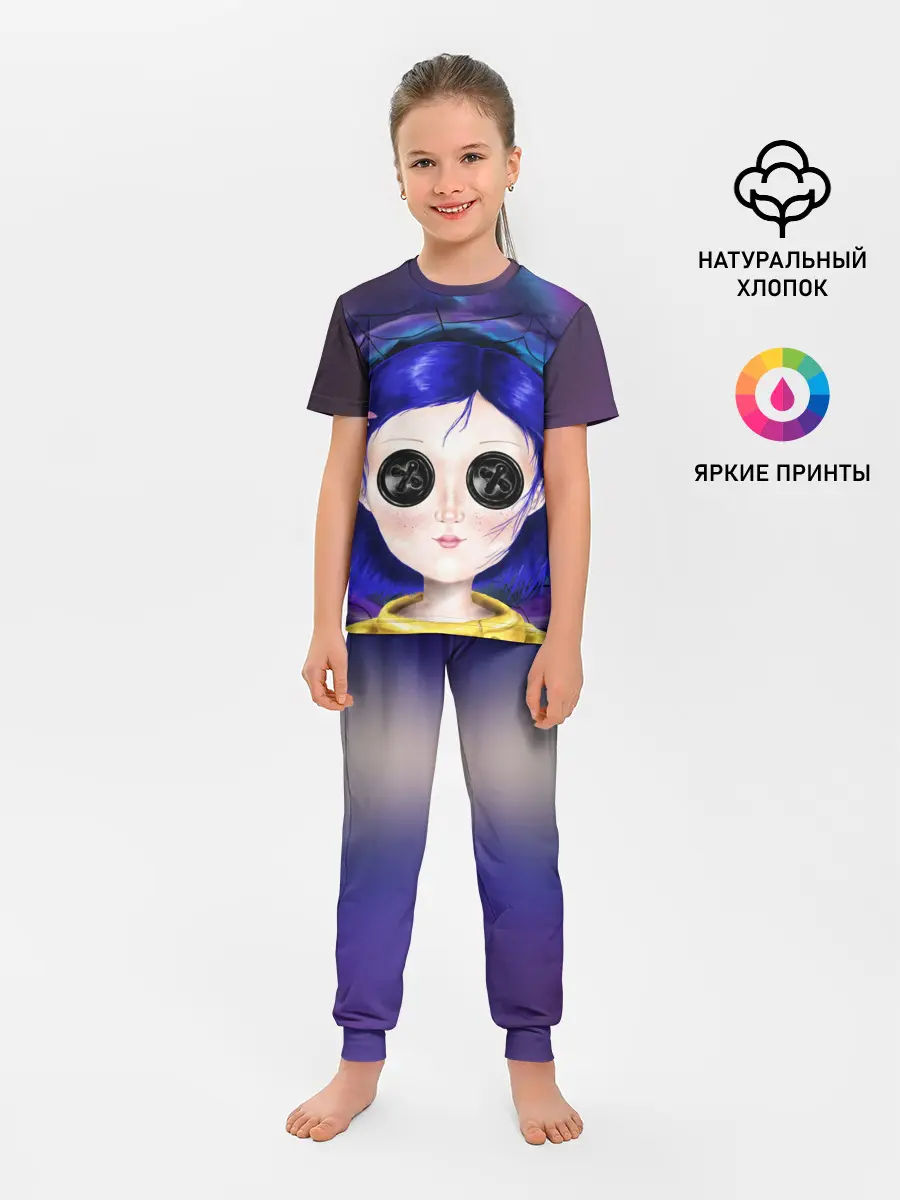 Детская пижама с брюками / Coraline