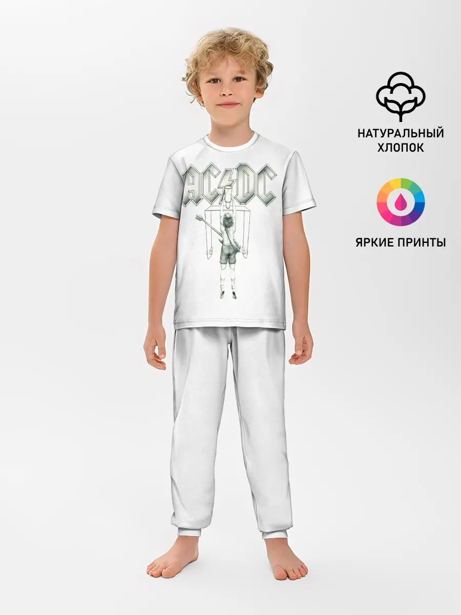 Детская пижама с брюками / Flick of the Switch AC/DC