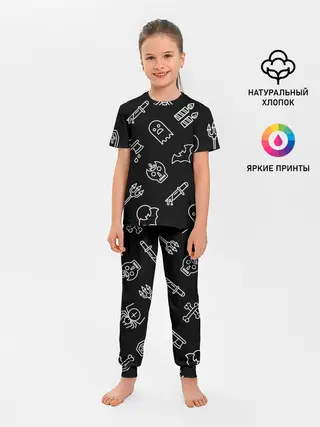 Детская пижама с брюками / Страшилки