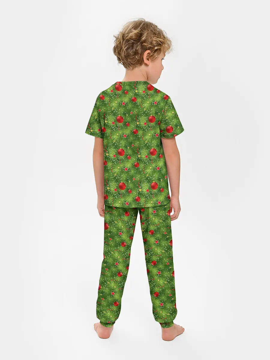 Детская пижама с брюками / Зелёная Ёлка