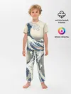 Детская пижама с брюками / Большая волна в Канагаве