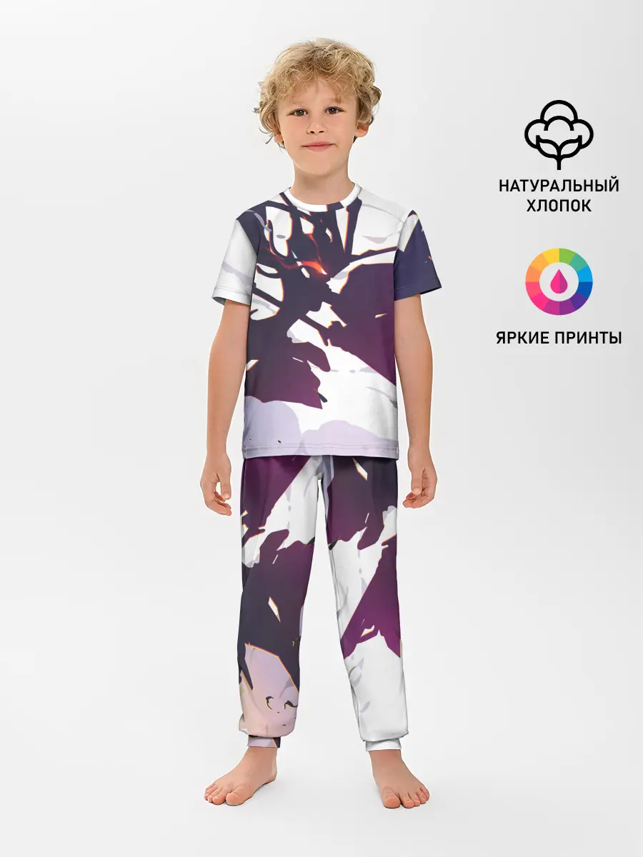 Детская пижама с брюками / милый во франксе абстракция