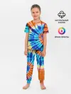 Детская пижама с брюками / Tie dye