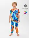 Детская пижама с брюками / Tie dye