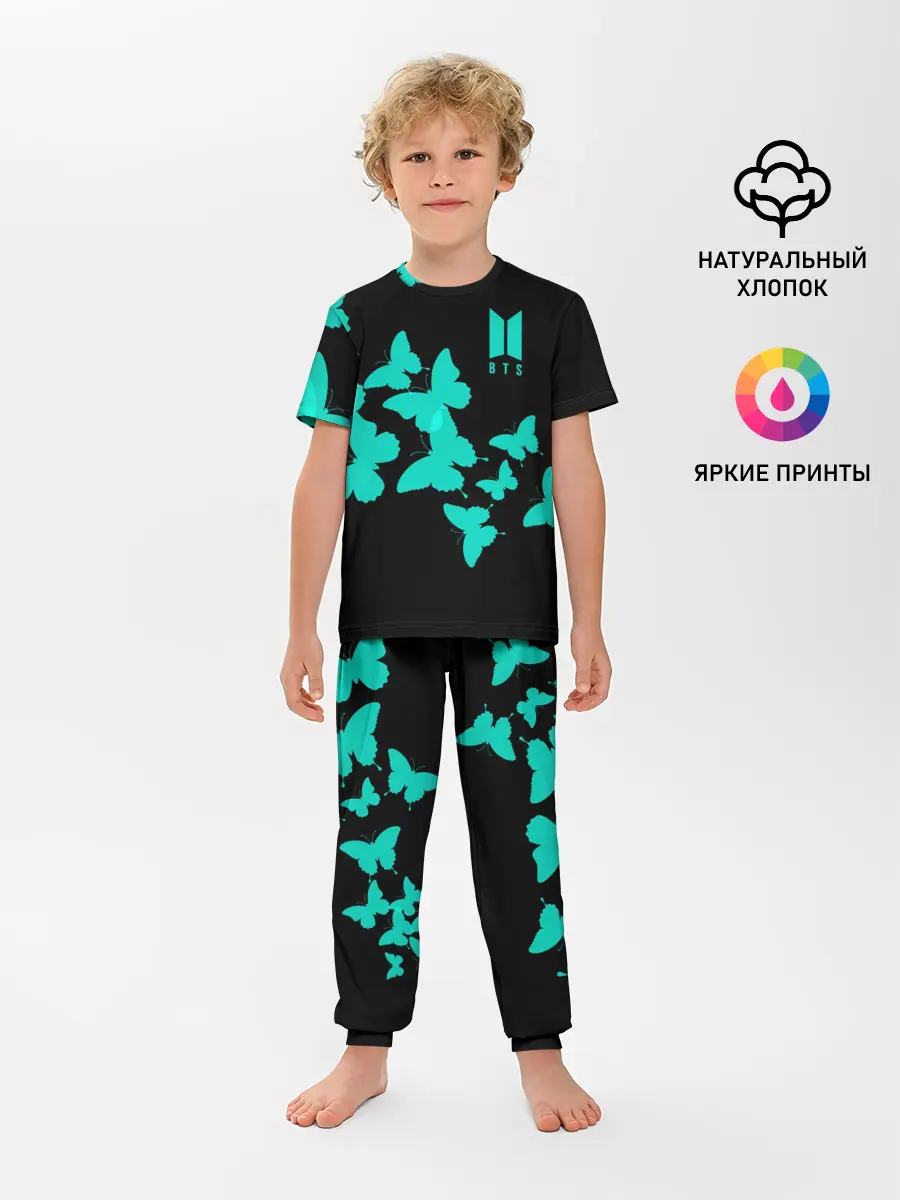Детская пижама с брюками / BTS