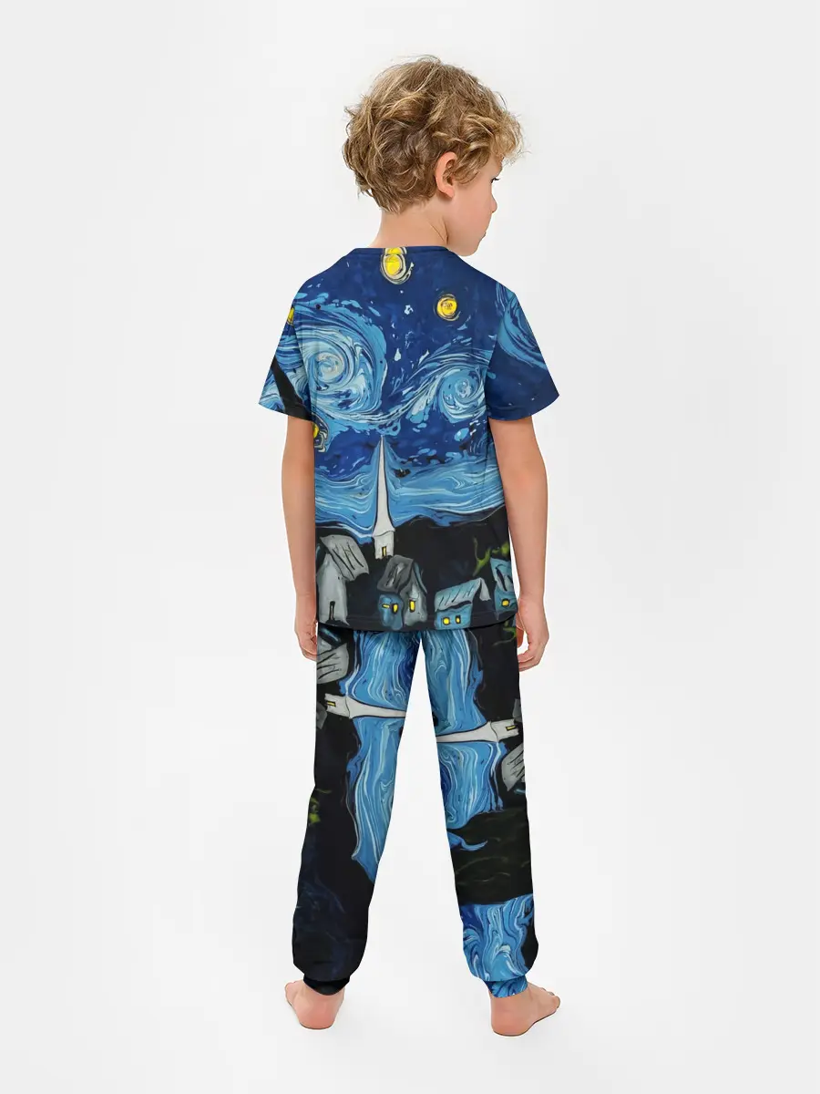 Детская пижама с брюками / ЗВЁЗДНАЯ НОЧЬ ВАНГОГ