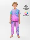 Детская пижама с брюками / Акварельные пятна