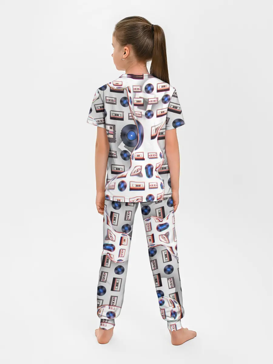 Детская пижама с брюками / дискотека 80