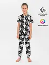 Детская пижама с брюками / Абстрактные кубики