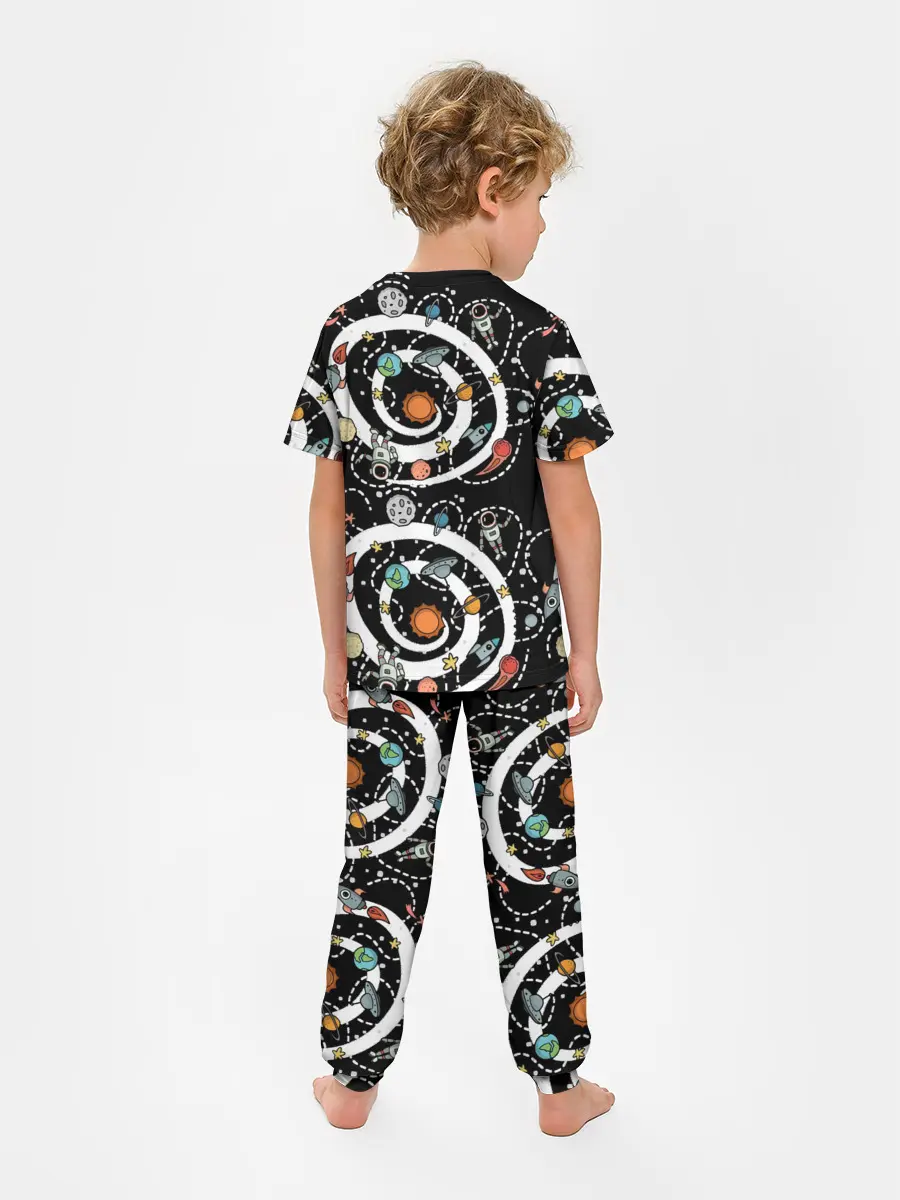 Детская пижама с брюками / Космический астронавт