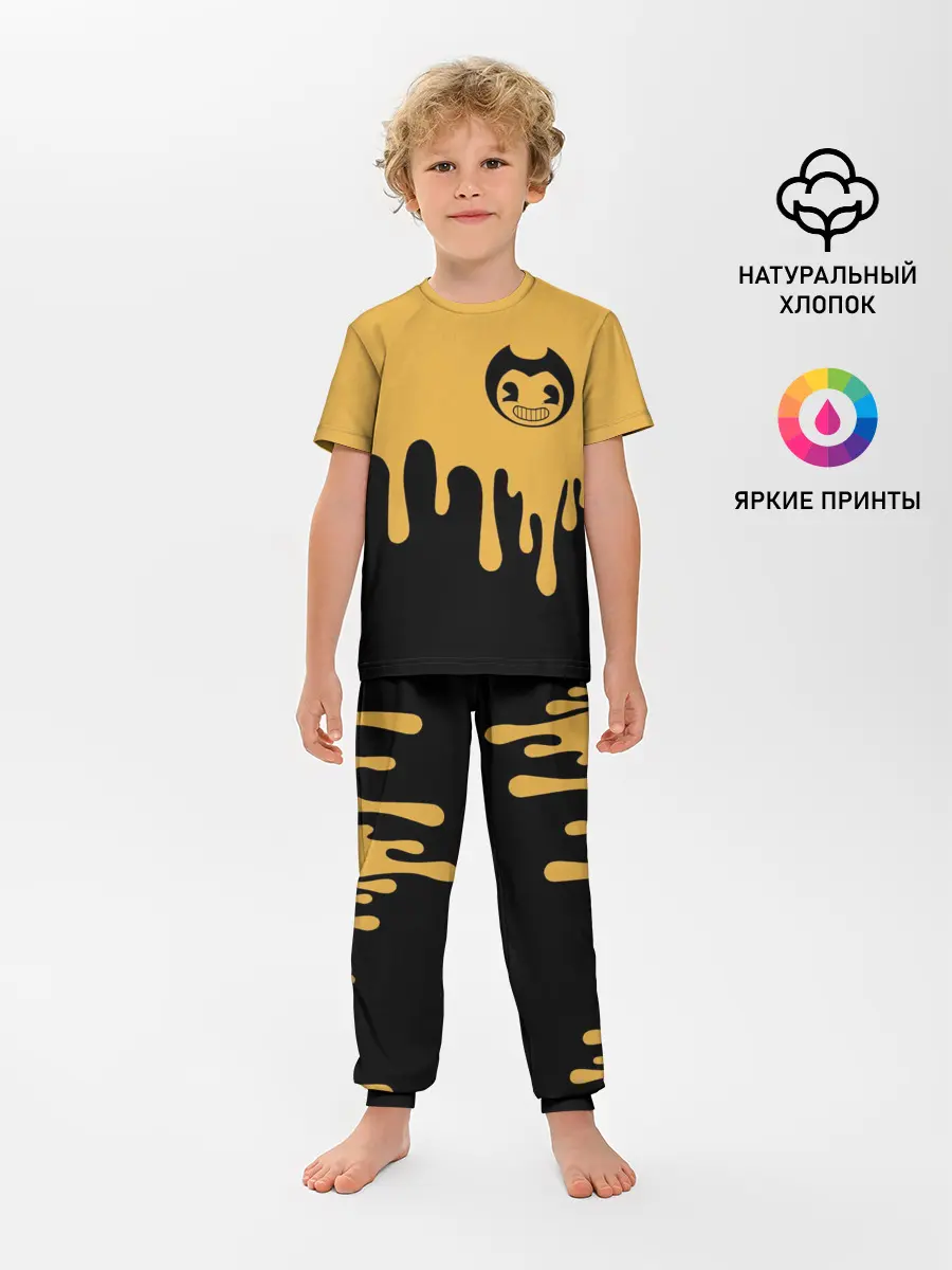 Детская пижама с брюками / Bendy And The Ink Machine