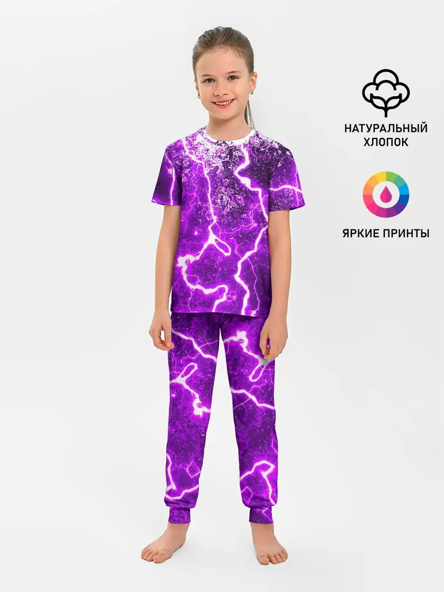 Детская пижама с брюками / НЕОНОВЫЙ STORM