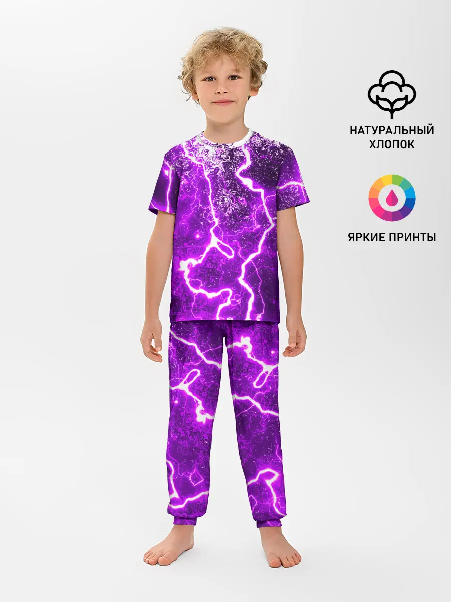 Детская пижама с брюками / НЕОНОВЫЙ STORM