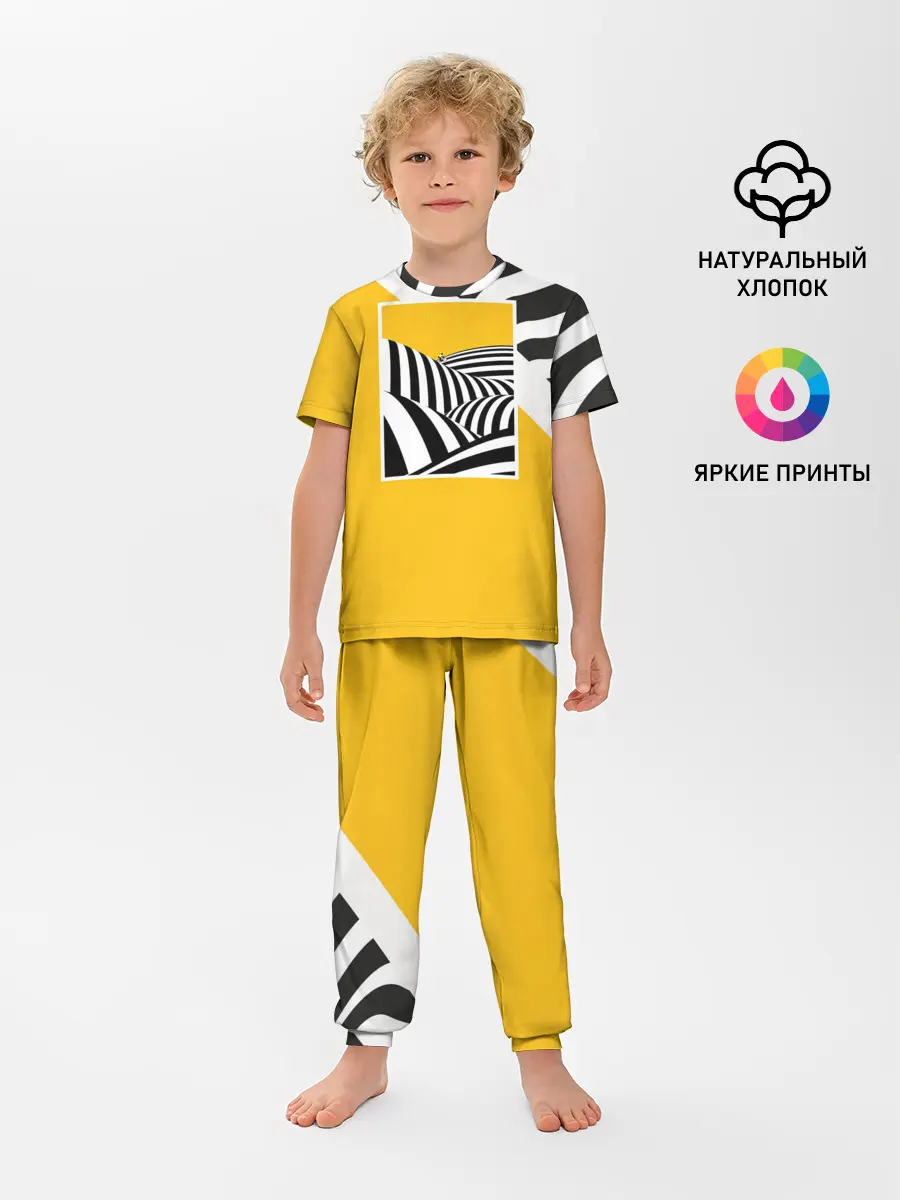 Детская пижама с брюками / Крути педали