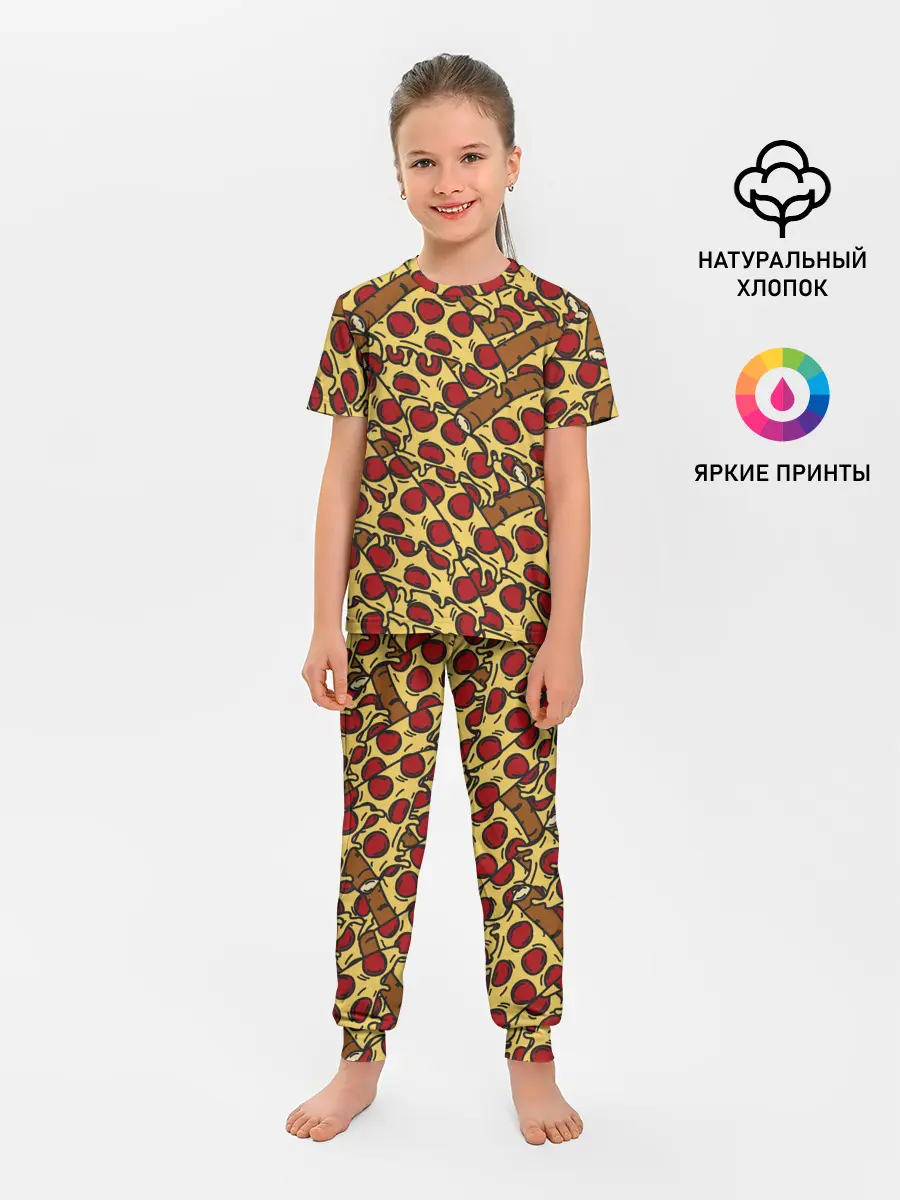 Детская пижама с брюками / ПРАВИЛЬНОЕ ПИТАНИЕ