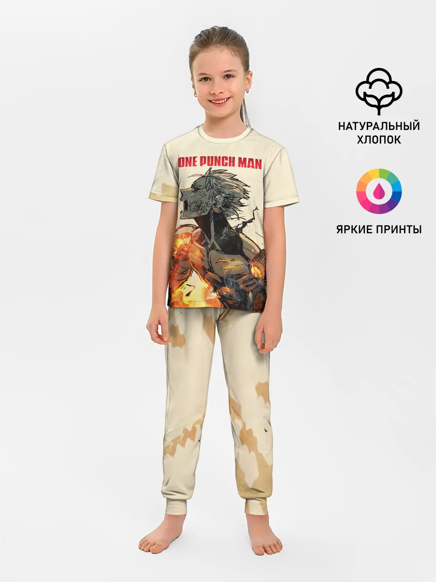 Детская пижама с брюками / Разрушение Геноса One Punch-Man
