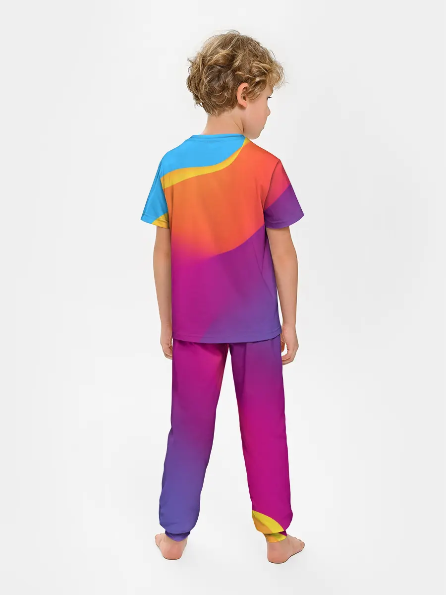 Детская пижама с брюками / ТЕКСТУРА ГРАДИЕНТА