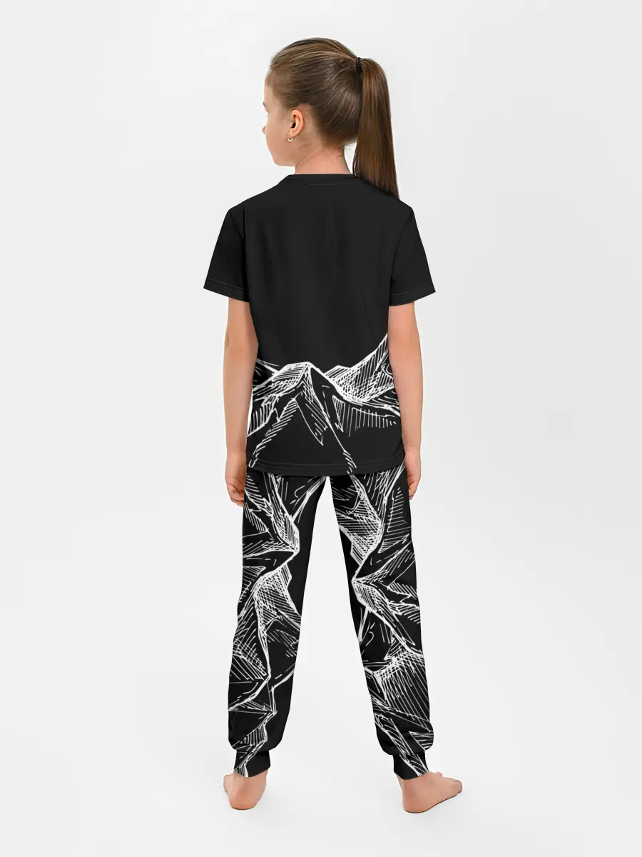 Детская пижама с брюками / Горы